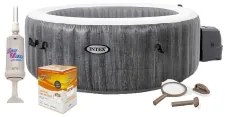 Intex | Vírivý bazén Pure Spa - Bubble Greywood Deluxe AP 6 + výhodný set príslušenstva | 19900146