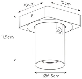 Lucide 09929/05/31 - LED Stmievateľné bodové svietidlo NIGEL 1xGU10/5W/230V biela