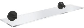 GROHE 412022430 - Sklenená polička START 530 mm čierna