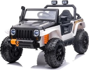 LEAN CARS Elektrické autíčko XB-1118 LED diaľkové ovládanie biele