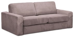 Staroružová menčestrová rozkladacia pohovka 195 cm Nona – Makamii