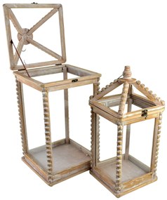 Sada 2 ks luceren LOKKE Pearl XL+L béžová