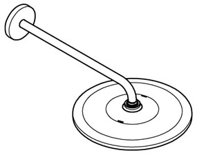 GROHE 26557000 - Súprava hlavovej sprchy RAINSHOWER 310, 422 mm, lesklý chróm