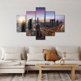 Obraz - Panorama Dubaja (150x105 cm)