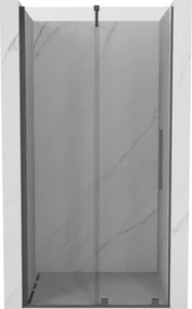Mexen Velar, posuvné dvere do otvoru 70x200 cm, 8mm číre sklo, grafitový profil, 871-070-000-01-66