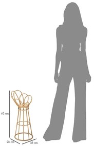 Kovový stojan na kvety ø 28 cm Panama - Mauro Ferretti