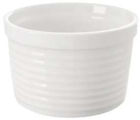 Zapekacia miska, pr. 10 cm, v. 6,5 cm, porcelán, biela, 12 ks