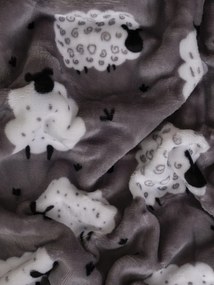 Obliečka na vankúšik mikroplyš Exclusive 40 × 40 cm - Ovečky