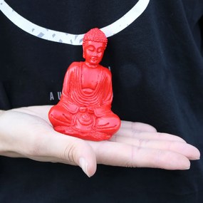Matný Mini Buddha (Rôzne Farby) Farba: Čierny