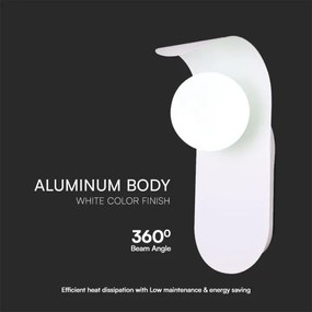 Nástenné svietidlo 1xG9/5W/230V biela