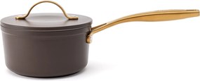 Elmich Nepriľnavý keramický rajnica Zen Ø 16 cm – hnedo-zlatá