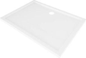 Mexen Flow obdĺžniková sprchová vanička slim 100 x 85 cm, biely lesk - 46R108510