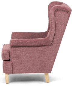 Kreslo s ušami PINK2, ružová