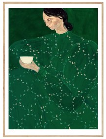 THE POSTER CLUB Autorský plagát Coffee Alone At Place de Clichy by Sofia Lind 50 x 70 cm