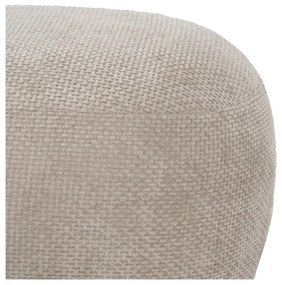 Béžový ženilkový taburet – Ixia