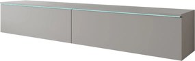 TV skrinka LED sivá pallad Lowboard D180