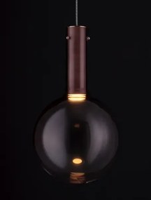 Dizajnový luster Nostos hnedá