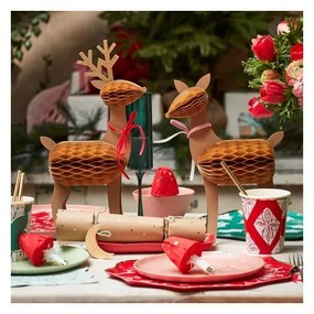 Vianočné figúrky v súprave 3 ks Reindeer Family – Meri Meri