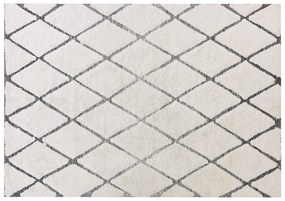 Bavlnený koberec 160 x 230 cm béžová/sivá PENDIK Beliani