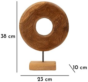 Drevená soška (výška 38 cm) Dorat – Mauro Ferretti