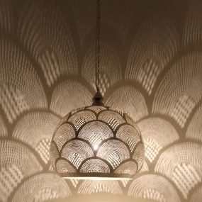 Luxusná strieborná lampa Samak D30