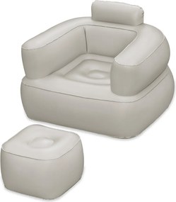 Nafukovacie kreslo svetlé Bestway 75137