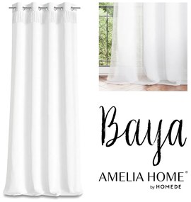 Záclona AmeliaHome Baya biela