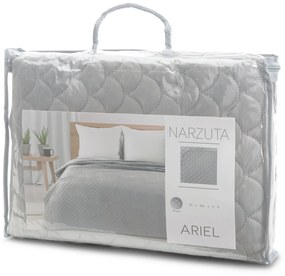 PREHOZ NA POSTEĽ ARIEL 220X240 CM STRIEBORNÝ