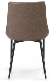 Hnedá jedálenská stolička SHARONTI