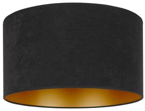 Duolla - Stropné svietidlo ROLLER 1xE27/15W/230V pr. 40 cm čierna/zlatá