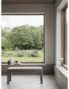 Béžová lavica z textílie buklé Sitta – Blomus