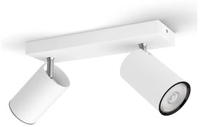 Philips - Bodové svietidlo KOSIPO 2xGU10/5,5W/230V biela