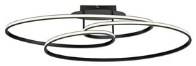 JUST LIGHT. 15321-18 - LED Stropné svietidlo LUMACA LED/33W/230V čierna W4584