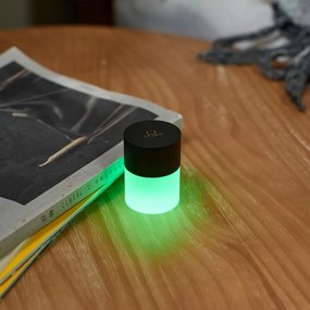 Čierna svetelná dekorácia na USB ø 4,5 cm Lemelia – Gingko