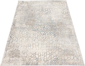 TA Koberec G513B WHITE/D_BLUE PORTLAND HIL Biely Obdĺžnikový Rozmer: 80x150 cm