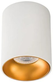 KANLUX Stropné bodové osvetlenie LODOS, 1xGU10, 25W, 85mm, okrúhle, bielozlaté