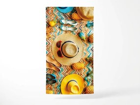 Rýchloschnúca XXL plážová osuška VACALIO farebná 150 x 210 cm, 100% mikrovlákno