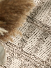 Vikosa, Kusový koberec Vikosa Boho 106278 Natural Cream Brown, 120x180, hnedá, obývacia izba