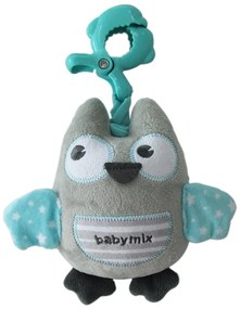 Baby Mix Edukačná hracia plyšová hračka s klipomSova, zelená
