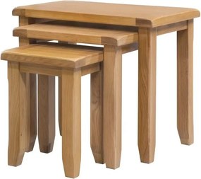 Servírovacie stolíky do obývačky - set 3 ks, 65x40x55 cm