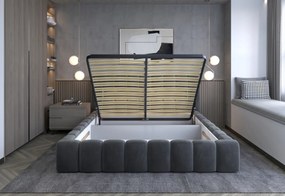 Čalúnená posteľ LAURIN, 160x200, monolith 48