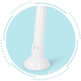 Detská jedálenská stolička 3v1 ALWAYS GREY ECOTOYS šedá