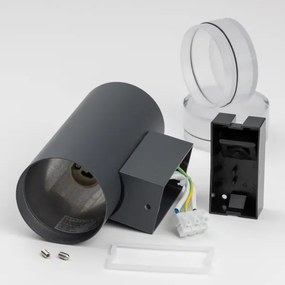 Brilagi - Vonkajšie nástenné svietidlo MATERA 2xGU10/30W/230V antracit IP54