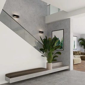 Sollux SL.1189 - Nástenné svietidlo TONI 1xG9/8W/230V čierne