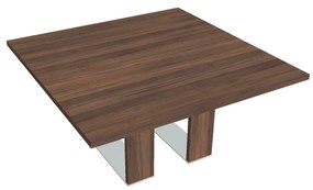 Rokovací stôl Verno+ 150 x 150 cm, orech