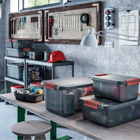 KIS K Latch Box S 14 l šedo-oranžový