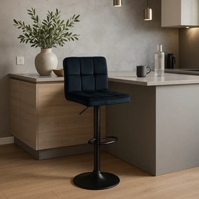 PROXIMA.store - Čalúnená barová stolička NERO FARBA: zelená