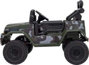 Ramiz Elektrické autíčko Toyota FJ Cruiser maskáčové + ovládač + pohon 4x4 + LED a audio + EVA kolesá + plynulý rozjazd