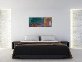 Obraz - Paul Gauguin, The Invocation, reprodukcia (120x50 cm)