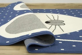 Detský koberec LUNA KIDS 534221/94955 - Myška, modrý